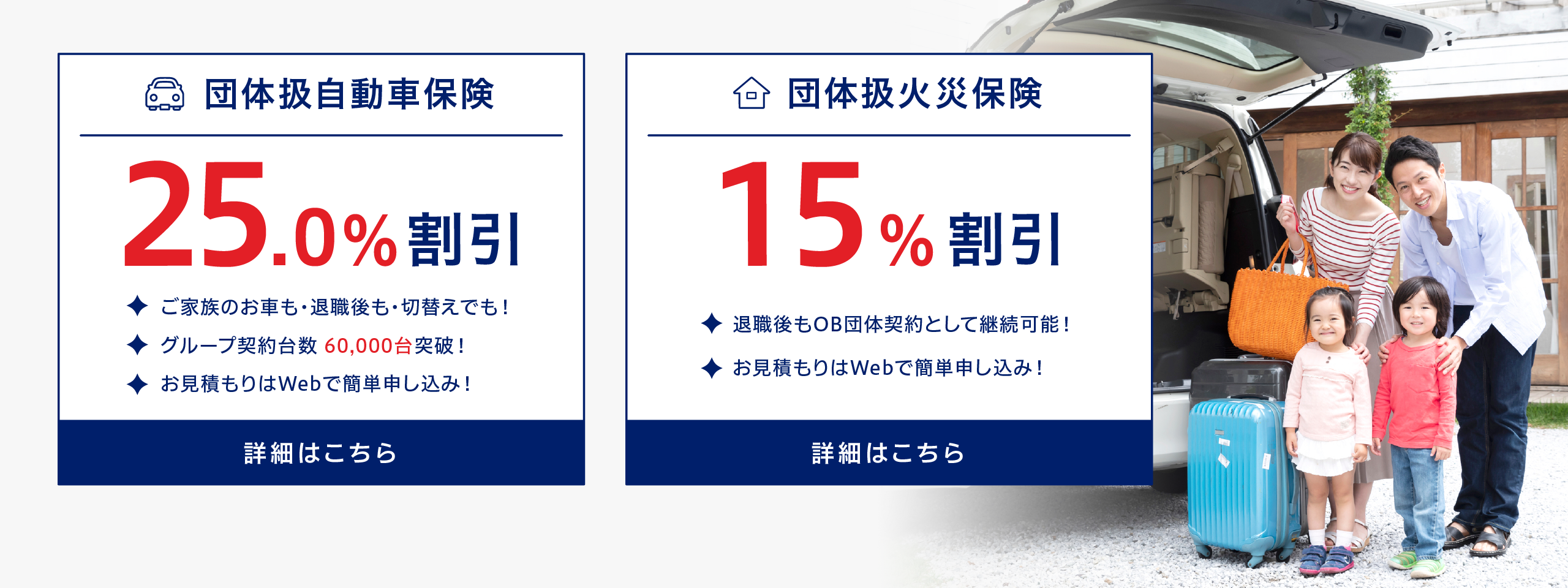 団体扱自動車保険 団体扱火災保険